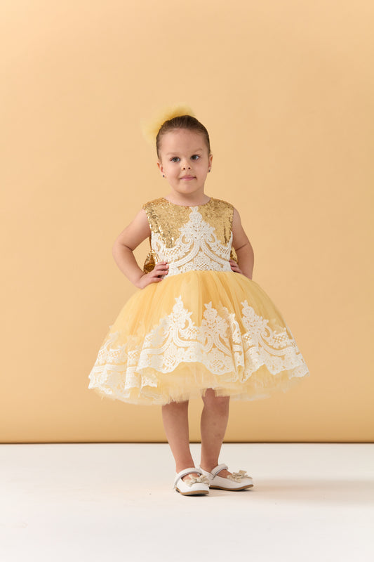 Güpür Detaylı Elbise