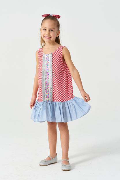 Pötikare Desenli Jile Elbise