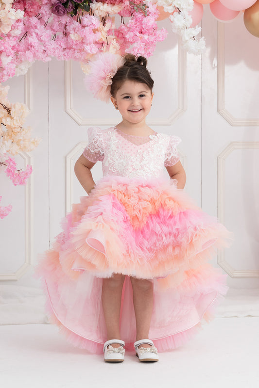 Puantiye Tüllü Elbise