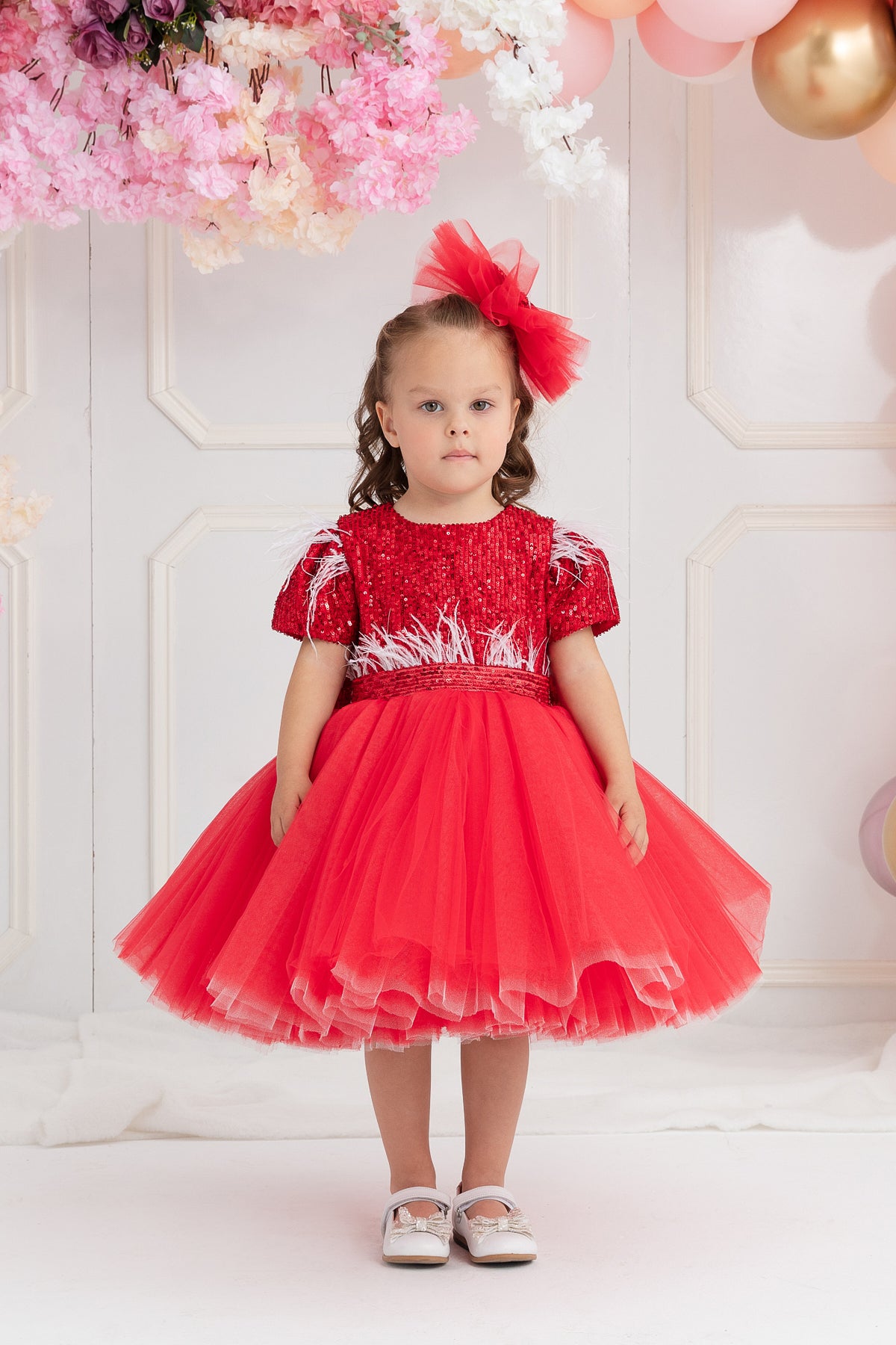 Kırmızı Kısa Elbise