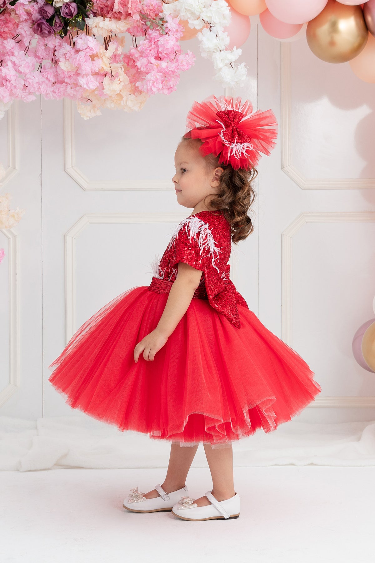 Kırmızı Kısa Elbise