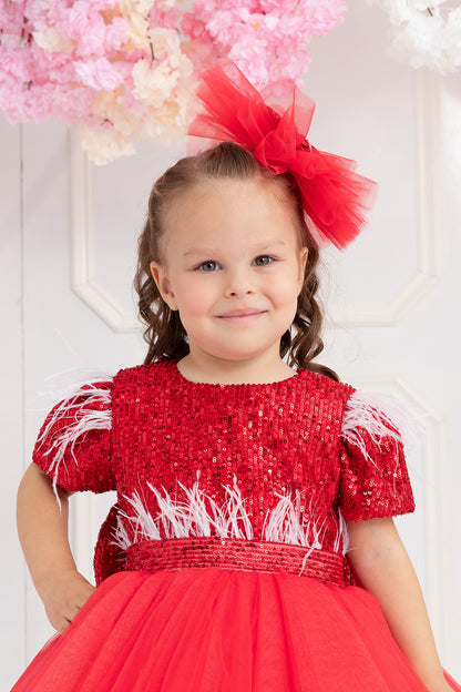 Kırmızı Kısa Elbise